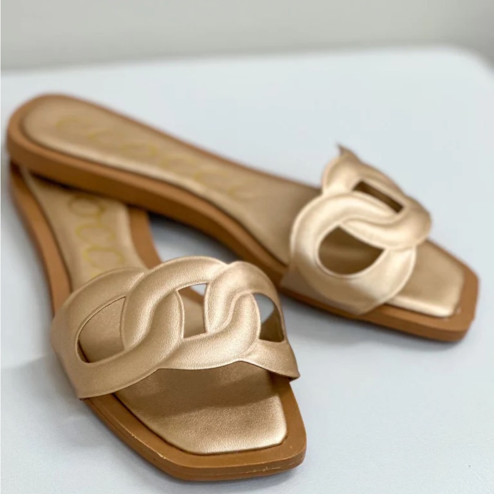 Halle Sandal {Champagne}